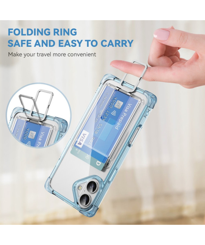 Coque iPhone 16 | Transparente, renforcée et support
