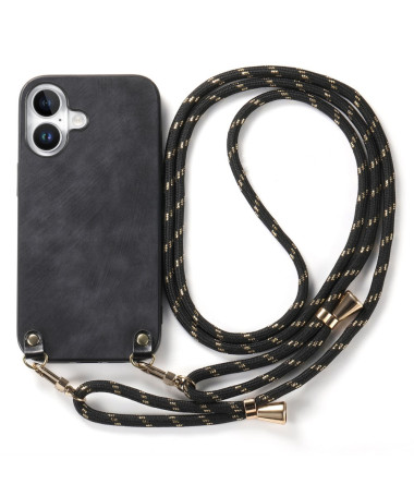 Coque iPhone 16 avec Cordon | CORDOLUX Noir - photo 26