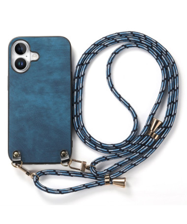 Coque iPhone 16 avec Cordon | CORDOLUX Bleu marine - photo 32