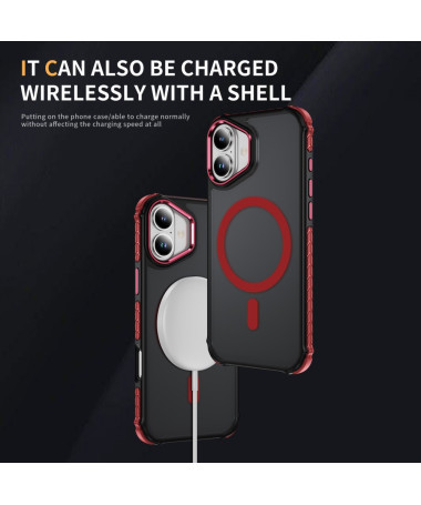 Coque iPhone 16 | Magnétique, résistante et ultra-pratique Rouge - photo 13