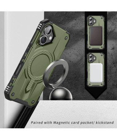 Coque iPhone 16 Defender Magnetic Vert militaire - photo 22