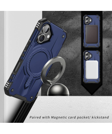 Coque iPhone 16 Defender Magnetic Bleu marine - photo 27