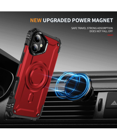 Coque iPhone 16 Magnétique Antichoc Support Objectif Rouge - photo 8