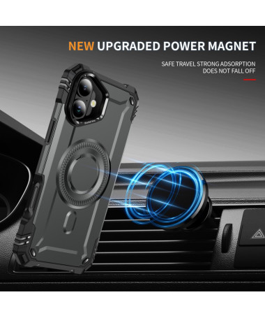 Coque iPhone 16 Magnétique Antichoc Support Objectif Gris Foncé - photo 14