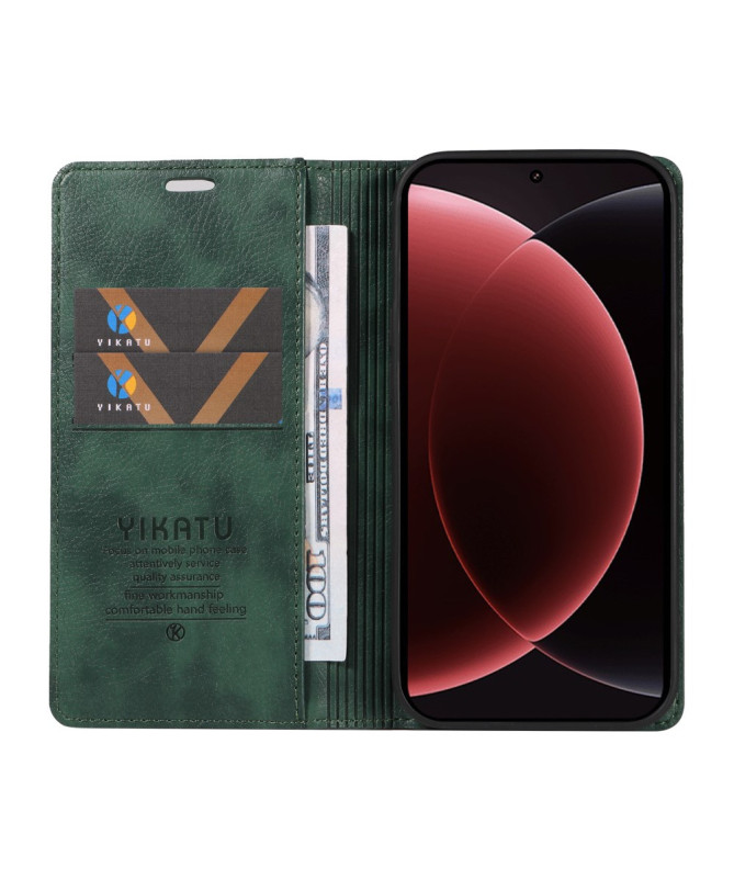 Housse Xiaomi 15 Ultra | Rétro Rabat Flip Portefeuille