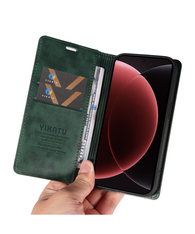 Housse Xiaomi 15 Ultra | Rétro Rabat Flip Portefeuille