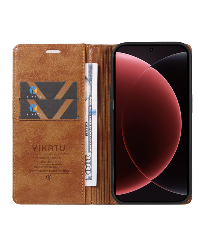 Housse Xiaomi 15 Ultra | Rétro Rabat Flip Portefeuille