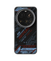 Coque Xiaomi 15 Ultra ABEEL Design Circuit Bleu et Rouge