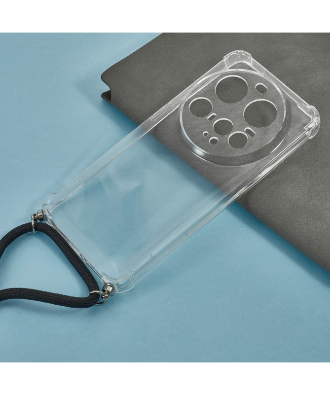 Coque Xiaomi 15 Ultra transparente avec cordon | Cléos