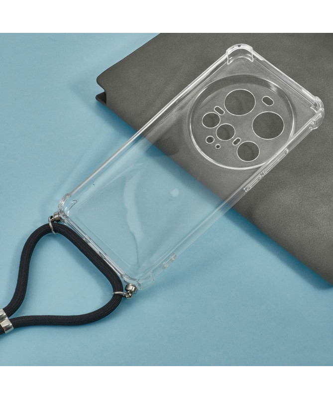 Coque Xiaomi 15 Ultra transparente avec cordon | Cléos