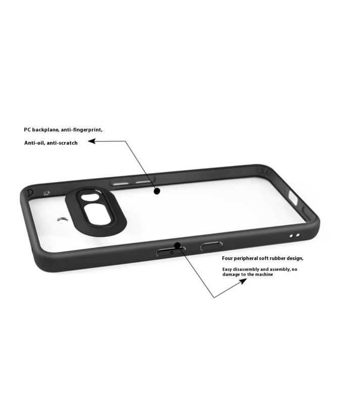 Coque Nothing Phone (3a) Style Bumper Transparent