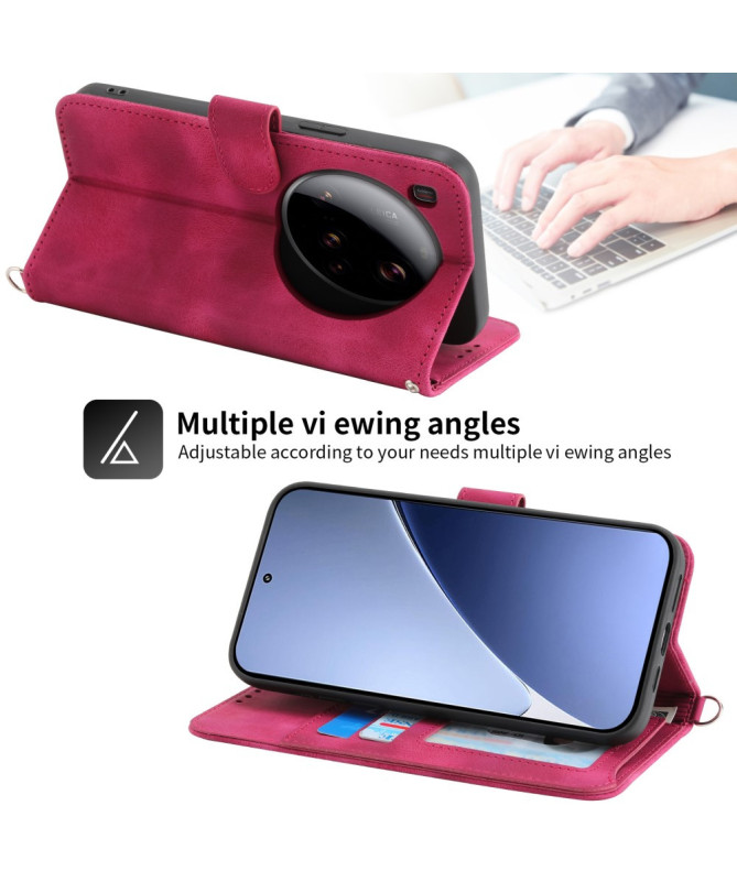 Housse Xiaomi 15 Ultra Portefeuille à Lanière | AMARYLLIS