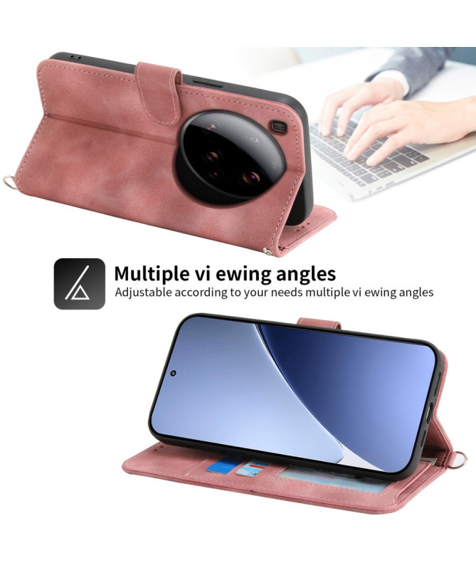 Housse Xiaomi 15 Ultra Portefeuille à Lanière | AMARYLLIS