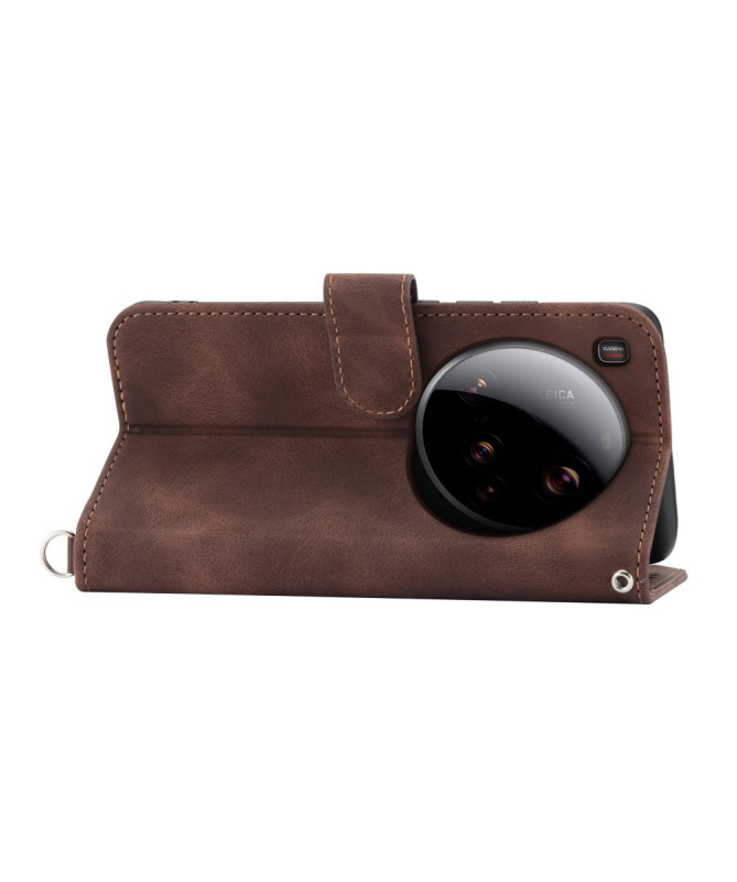 Housse Xiaomi 15 Ultra Portefeuille à Lanière | AMARYLLIS