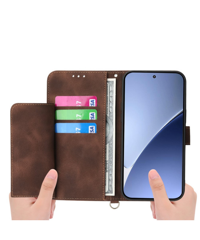 Housse Xiaomi 15 Ultra Portefeuille à Lanière | AMARYLLIS