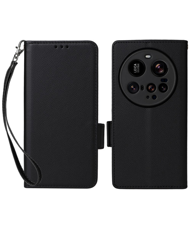 Housse Xiaomi 15 Ultra effet cuir à Lanière | FOLKEN