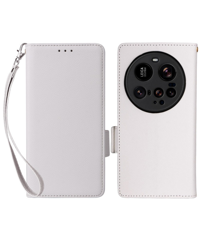 Housse Xiaomi 15 Ultra effet cuir à Lanière | FOLKEN