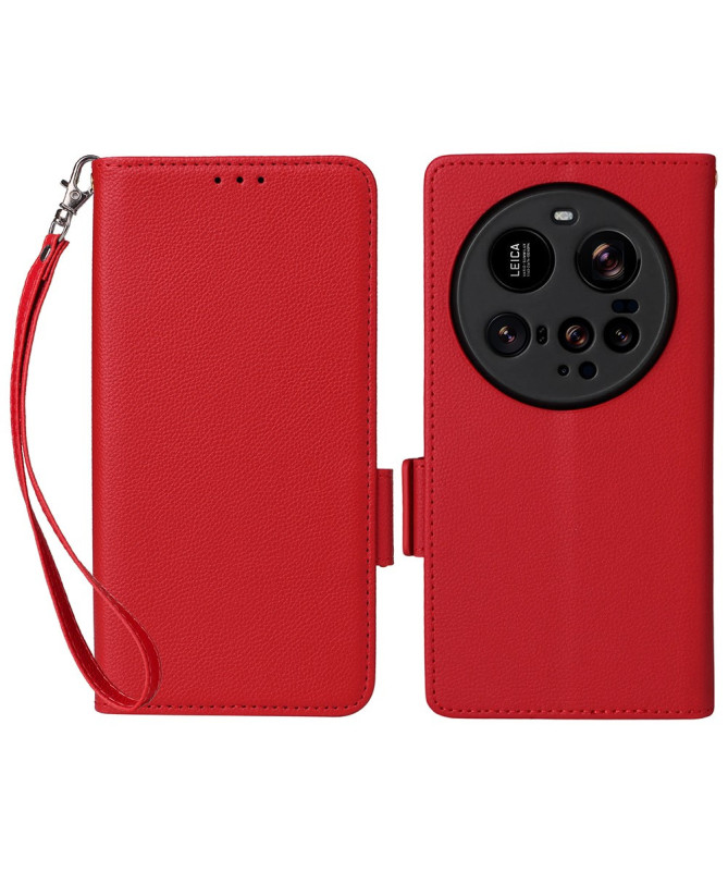 Housse Xiaomi 15 Ultra effet cuir à Lanière | FOLKEN