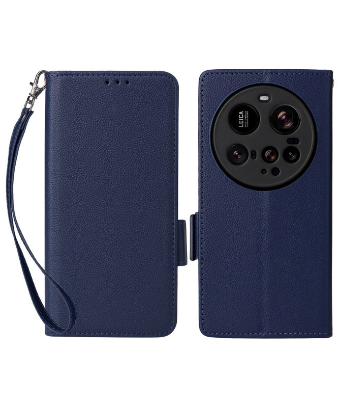 Housse Xiaomi 15 Ultra effet cuir à Lanière | FOLKEN