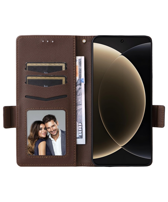 Housse Xiaomi 15 Ultra effet cuir à Lanière | FOLKEN