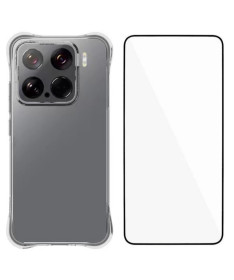 Pack Xiaomi 15 Pro Coque Transparente + Verre Trempé