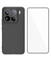 Pack Xiaomi 15 Pro Coque Noire Mat avec Verre Trempé