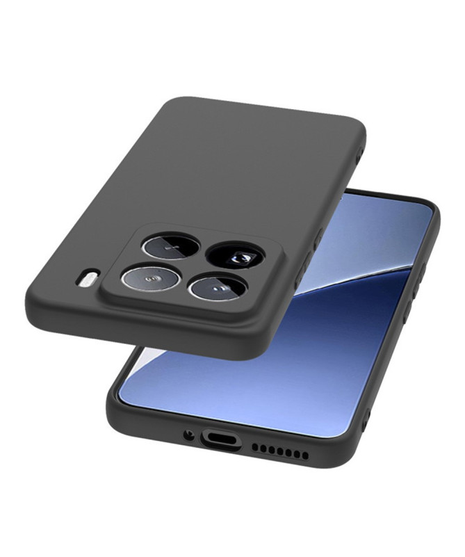 Pack Xiaomi 15 Pro Coque Noire Mat avec Verre Trempé