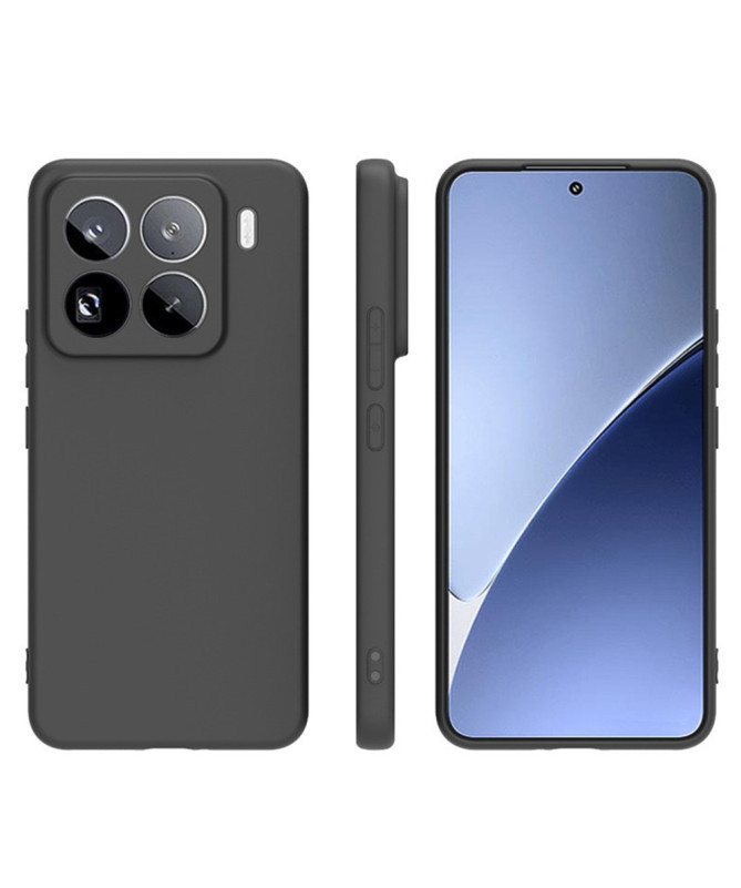 Pack Xiaomi 15 Pro Coque Noire Mat avec Verre Trempé