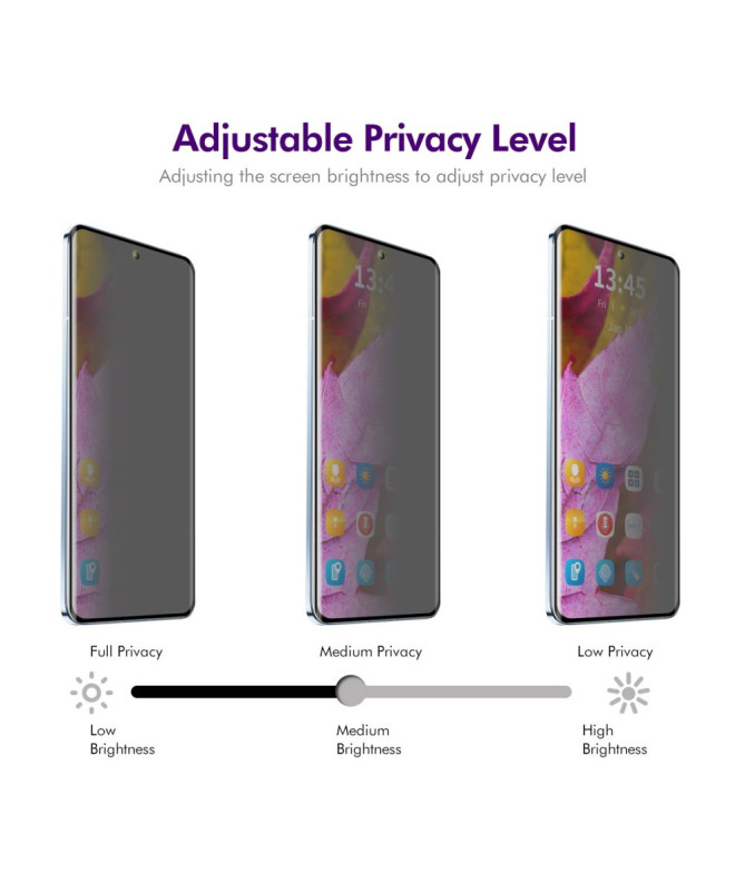 Protection d'écran Xiaomi 15 Pro verre trempé et filtre de confidentia