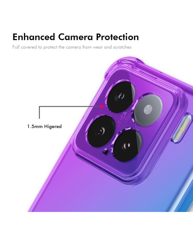 Coque Xiaomi 15 Pro Transparente Bicolore