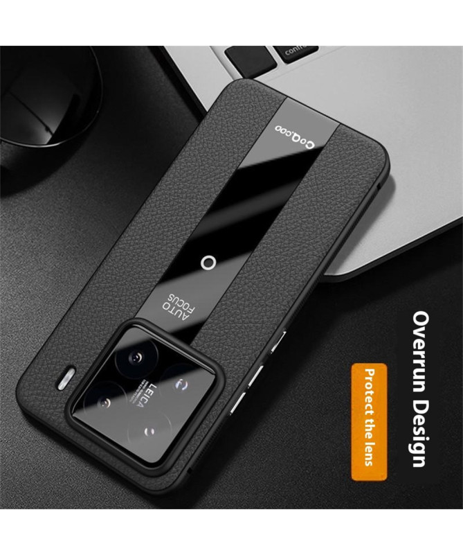 Coque Xiaomi 15 Pro Business Design Cuir et Acrylique