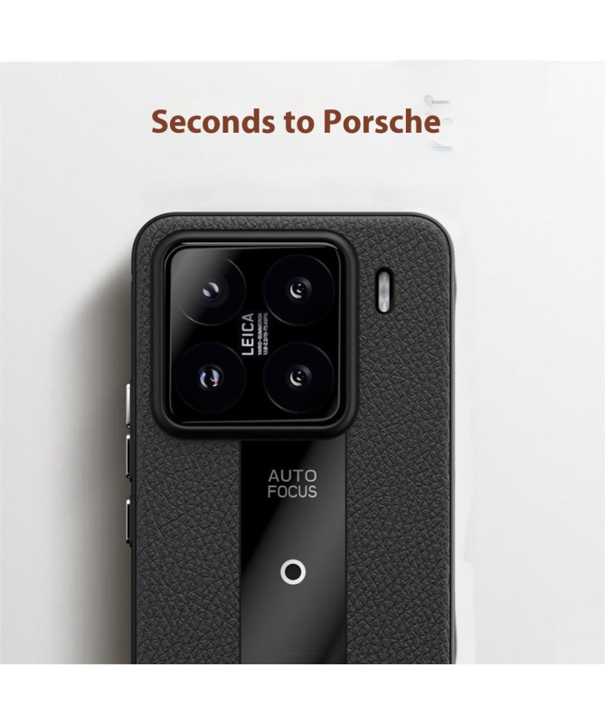 Coque Xiaomi 15 Pro Business Design Cuir et Acrylique