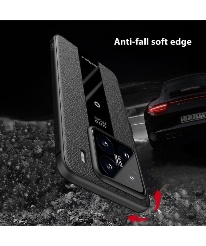 Coque Xiaomi 15 Pro Business Design Cuir et Acrylique