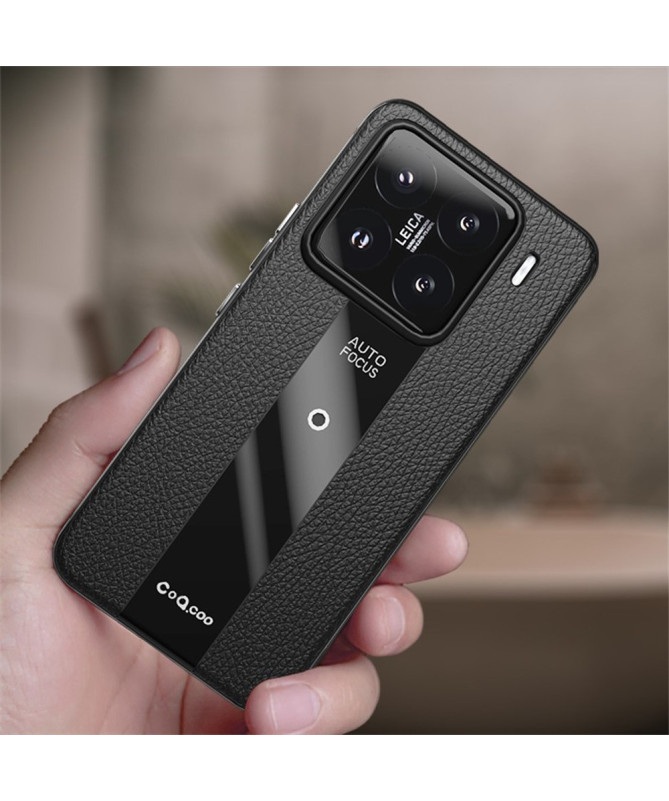 Coque Xiaomi 15 Pro Business Design Cuir et Acrylique