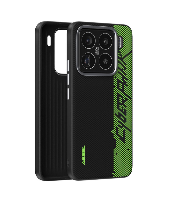 Coque Xiaomi 15 Pro Racing Noir et Vert Compatible MagSafe