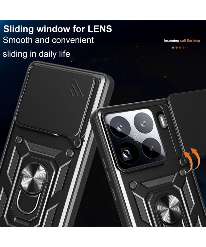 Coque Xiaomi 15 Pro Hybride Fonction Support et Cache Objectif