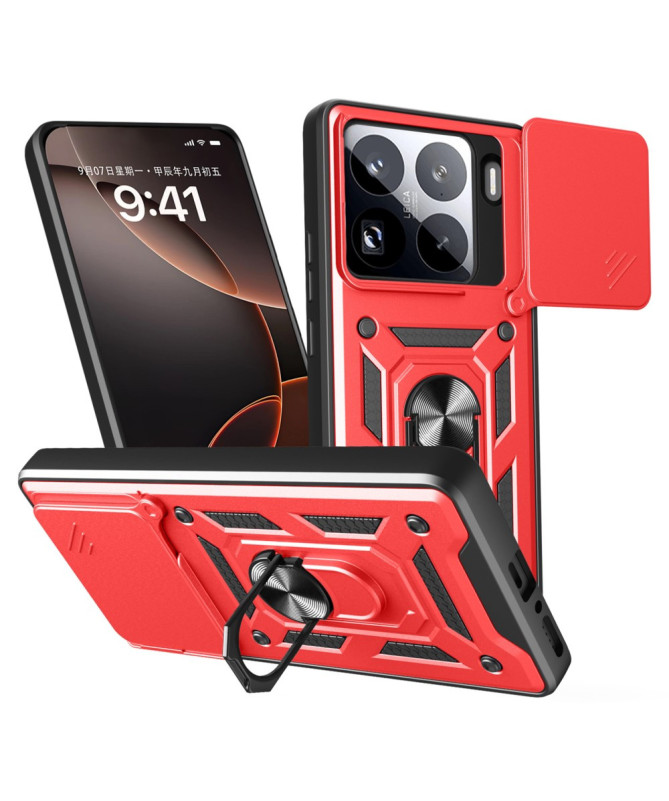 Coque Xiaomi 15 Pro Hybride Fonction Support et Cache Objectif