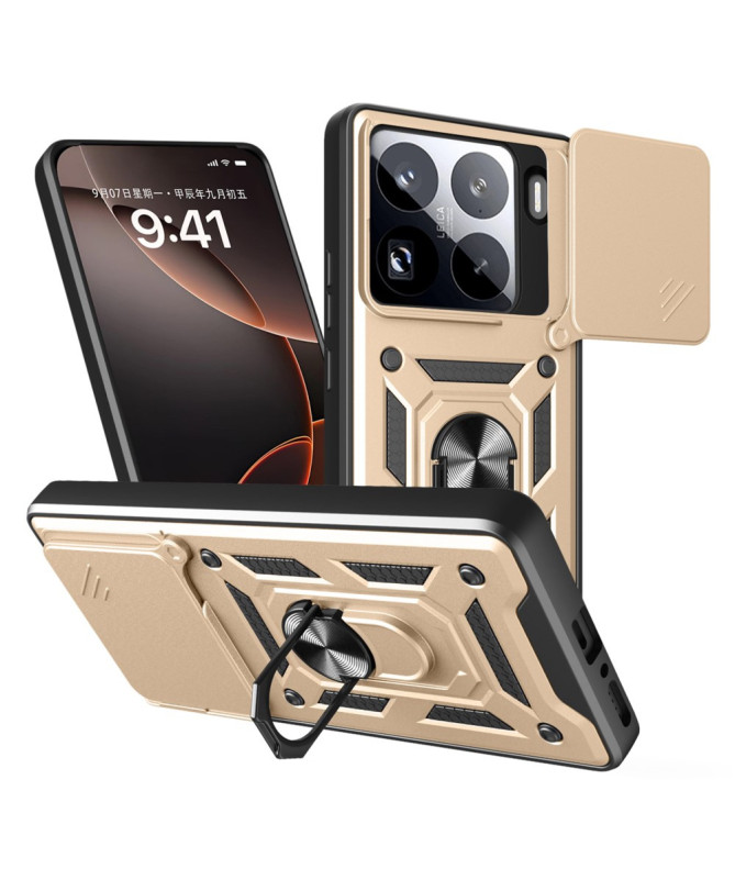 Coque Xiaomi 15 Pro Hybride Fonction Support et Cache Objectif