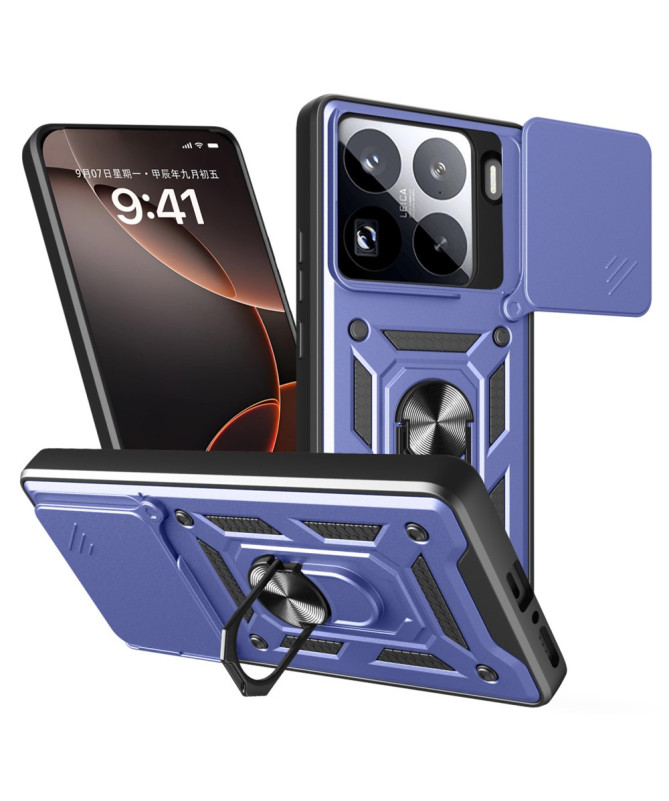 Coque Xiaomi 15 Pro Hybride Fonction Support et Cache Objectif
