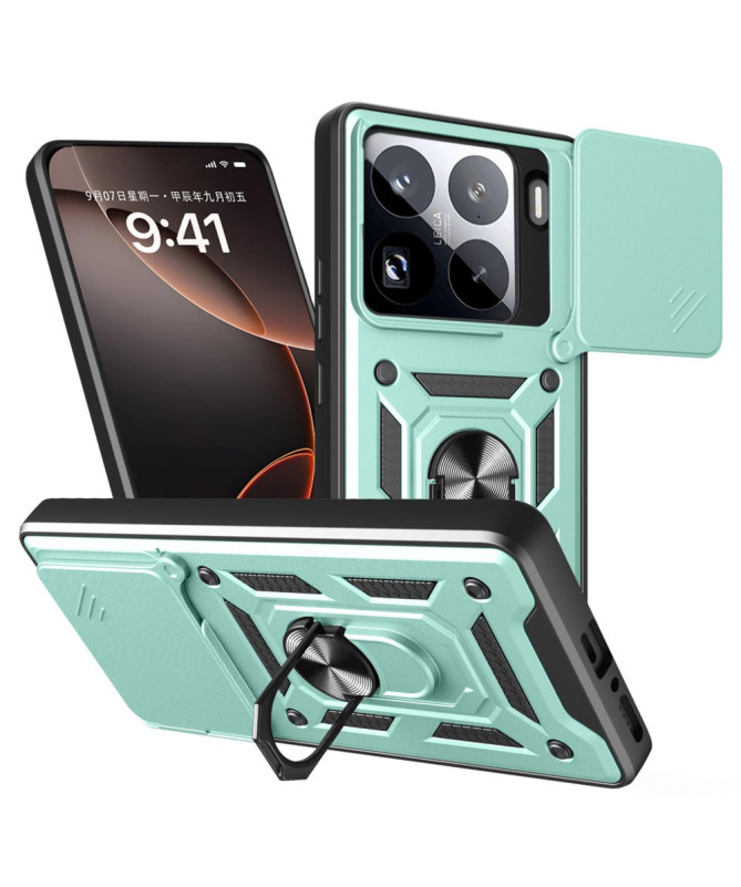 Coque Xiaomi 15 Pro Hybride Fonction Support et Cache Objectif