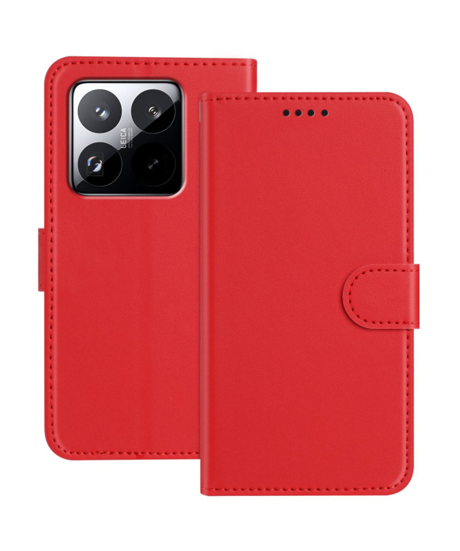 Housse Xiaomi 15 Pro Portefeuille Couture Premium