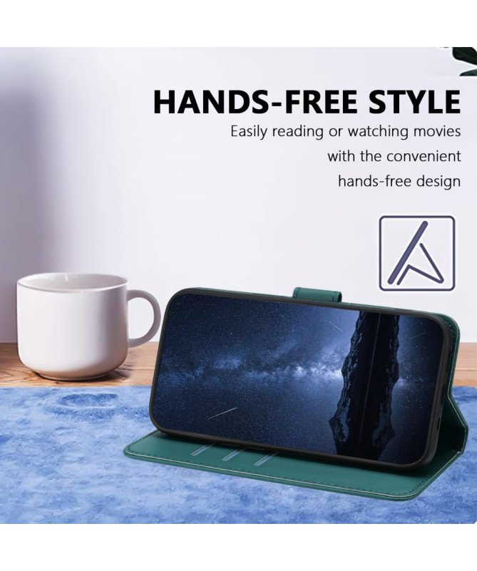 Housse Xiaomi 15 Pro Portefeuille Couture Premium