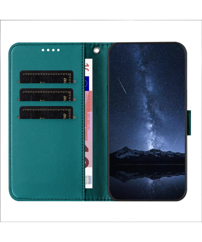 Housse Xiaomi 15 Pro Portefeuille Couture Premium