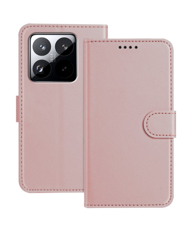 Housse Xiaomi 15 Pro Portefeuille Couture Premium