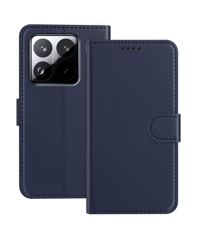 Housse Xiaomi 15 Pro Portefeuille Couture Premium