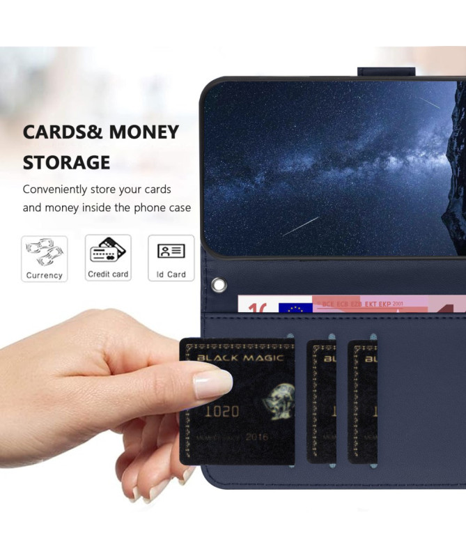 Housse Xiaomi 15 Pro Portefeuille Couture Premium