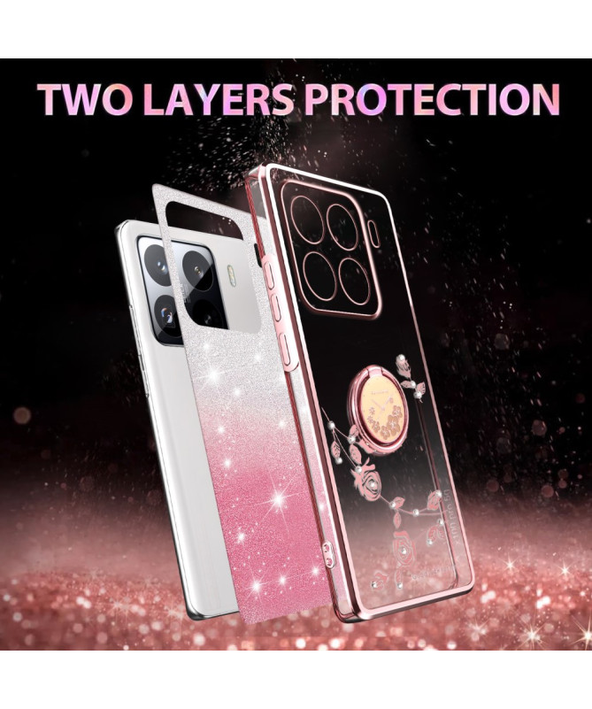 Coque Xiaomi 15 Pro Glamour avec Anneau Support