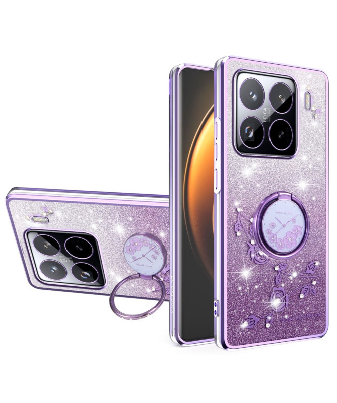 Coque Xiaomi 15 Pro Glamour avec Anneau Support
