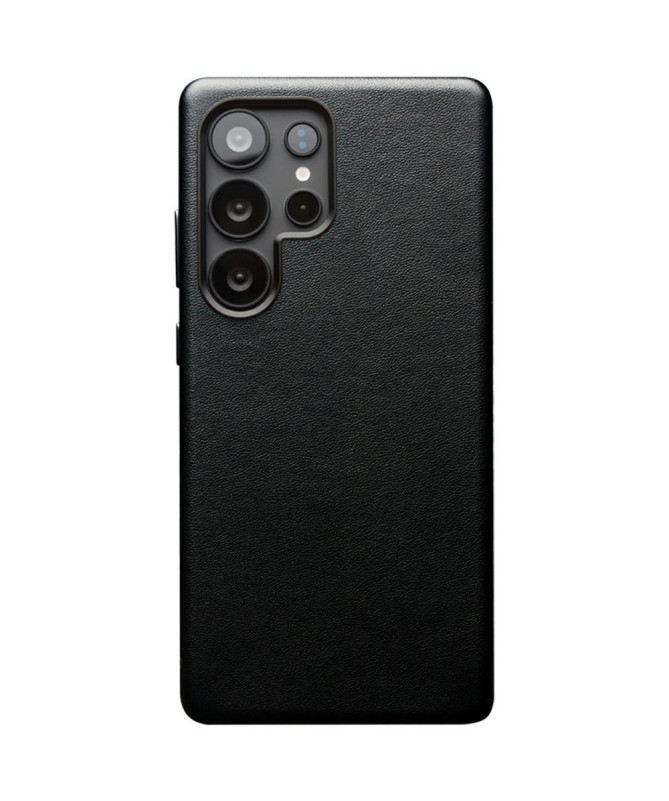Coque Samsung Galaxy S25 Ultra Magnétique Cuir Véritable