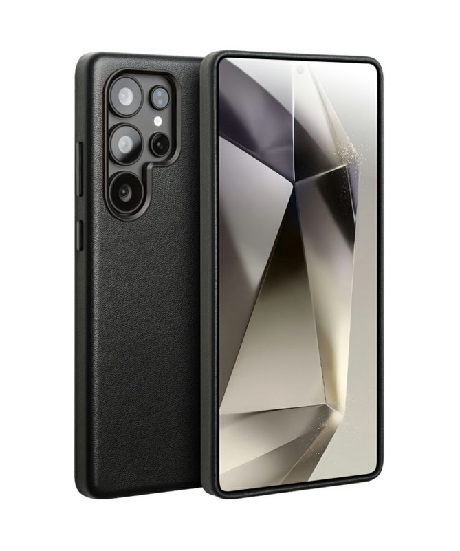 Coque Samsung Galaxy S25 Ultra Magnétique Cuir Véritable